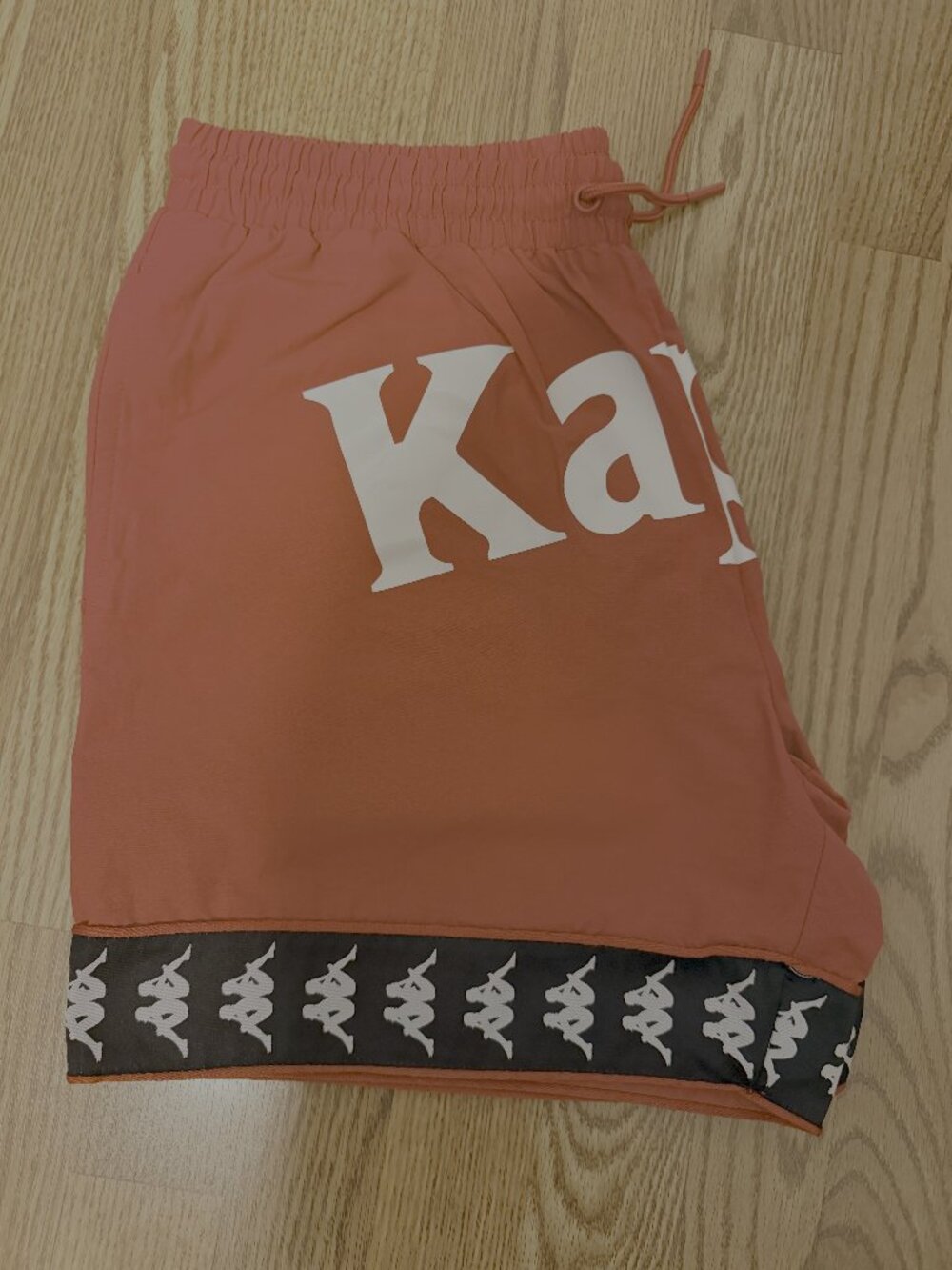 SZ LG Kappa Shorts, Red Kappa Mens 222 Banda Calabash 3